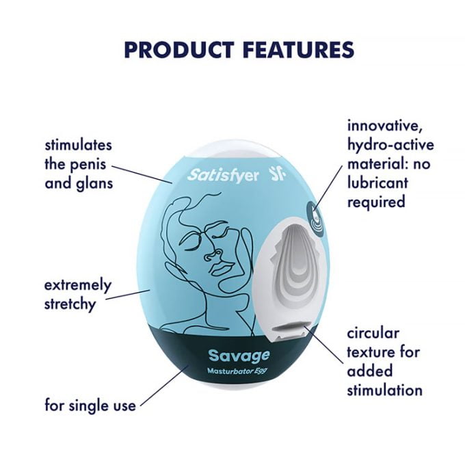 Satisfyer Masturbator Egg Savage