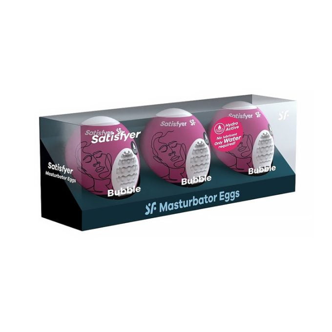 Satisfyer Masturbator Eggs Bubble Set (3 Pcs)