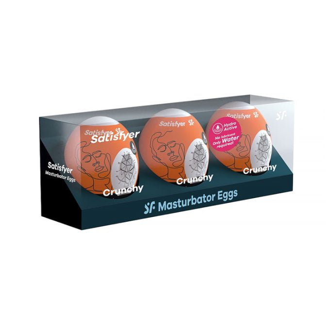 Satisfyer Masturbator Eggs Crunchy Set (3 Pcs)