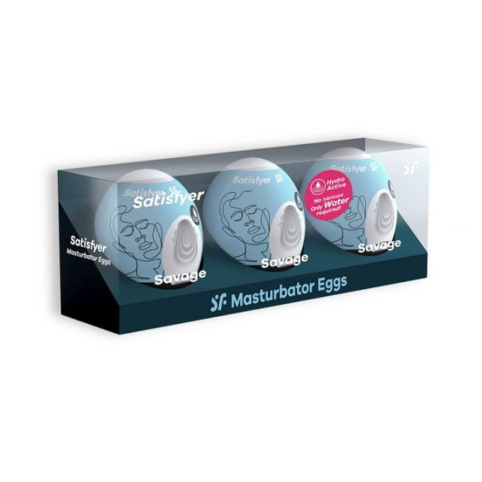 Satisfyer Masturbator Eggs Savage Set (3 Pcs)