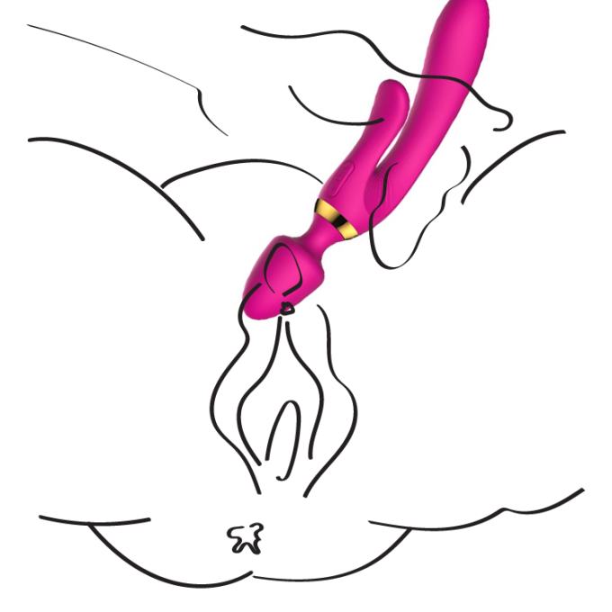 Veran Dual-Ended Rabbit Vibrator