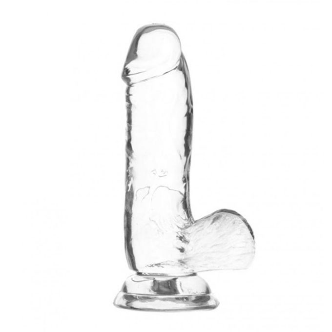 Crystal Addiction 6-Inch Clear Dildo