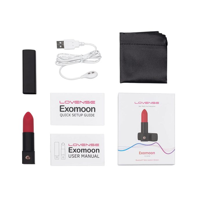 Lovense Exomoon App-Controlled Lipstick Vibrator