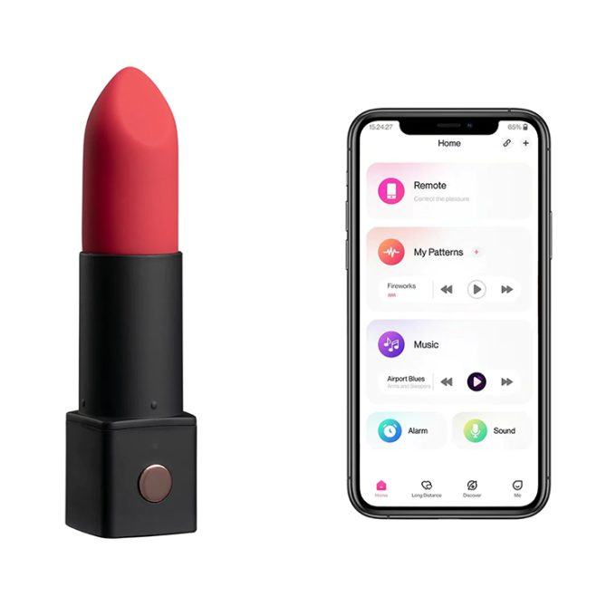 Lovense Exomoon App-Controlled Lipstick Vibrator