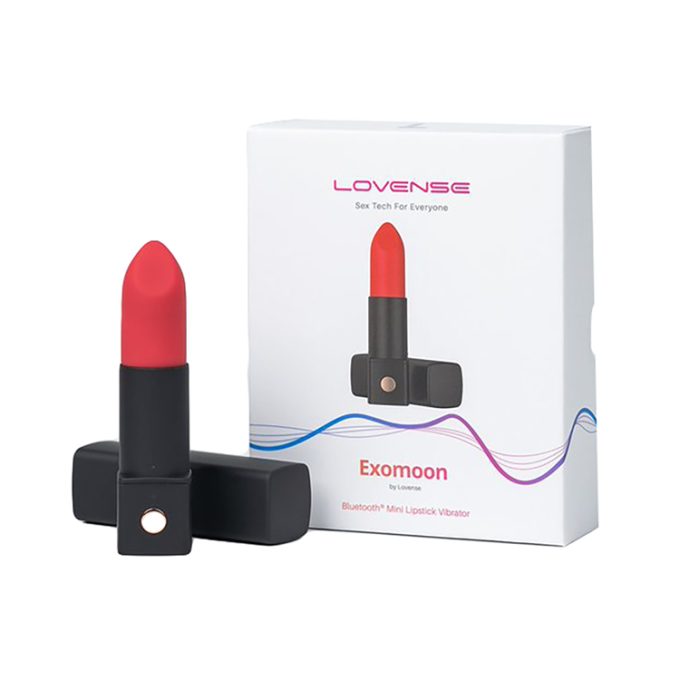 Lovense Exomoon App-Controlled Lipstick Vibrator