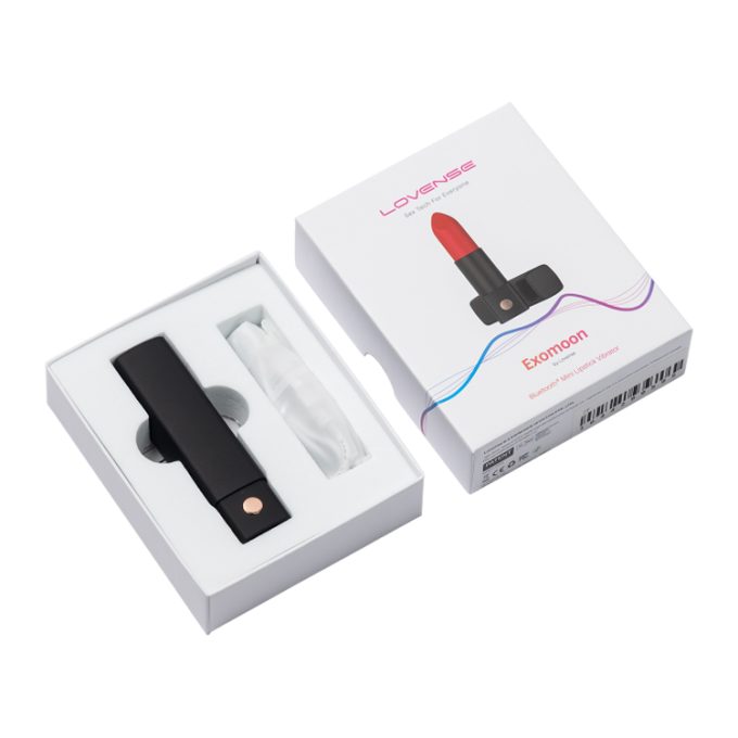 Lovense Exomoon App-Controlled Lipstick Vibrator