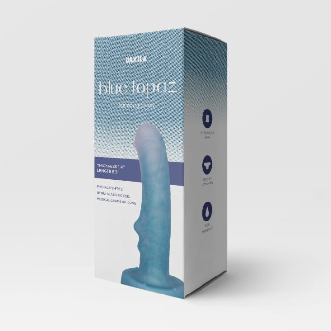 DAKILA Blue Topaz Dildo - 5 Inches