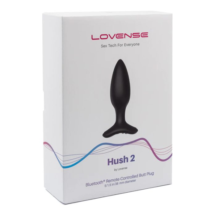 Lovense Hush 2 App-Controlled Butt Plug – 1.5 Inch