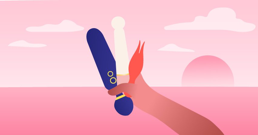 Three magic wand massagers. 