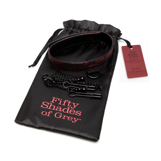 FSOG Sweet Anticipation Collar Nipple Clamps