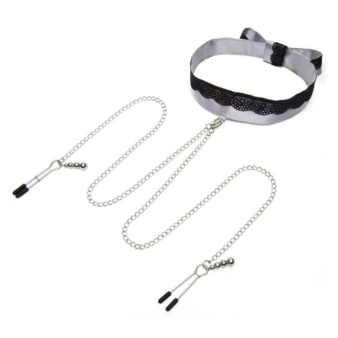 FSOG Sweet Anticipation Collar Nipple Clamps