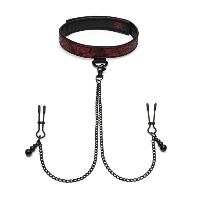 FSOG Sweet Anticipation Collar Nipple Clamps