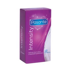 Pasante Ribs & Dots Condoms 12s