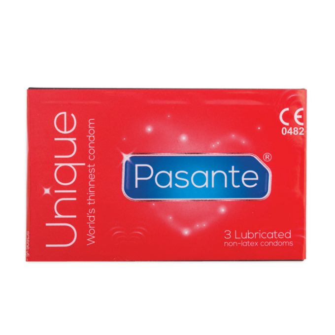 Pasante Unique Latex-Free Condoms 3s