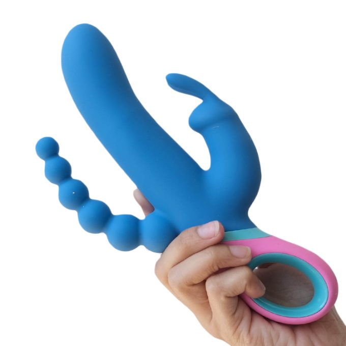 Vice Double Penetration Rotating Rabbit Vibrator