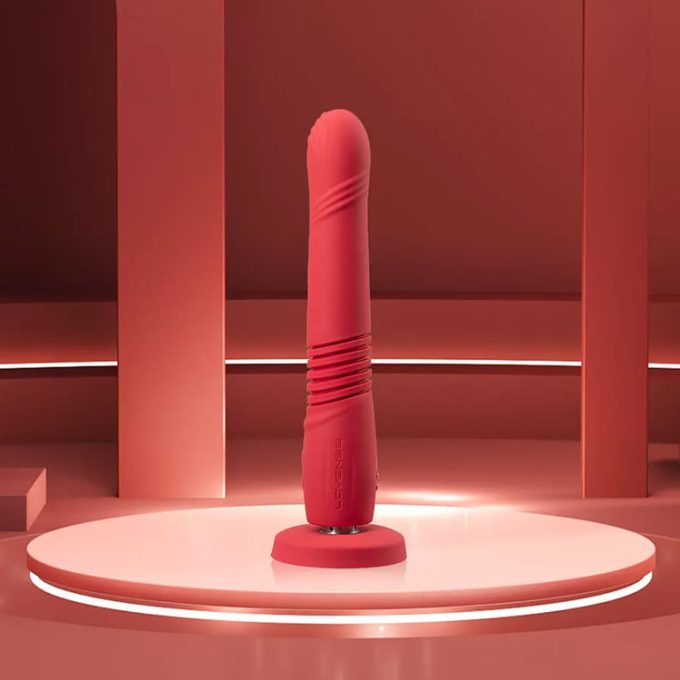 Lovense Gravity Thrusting and Vibrating Dildo