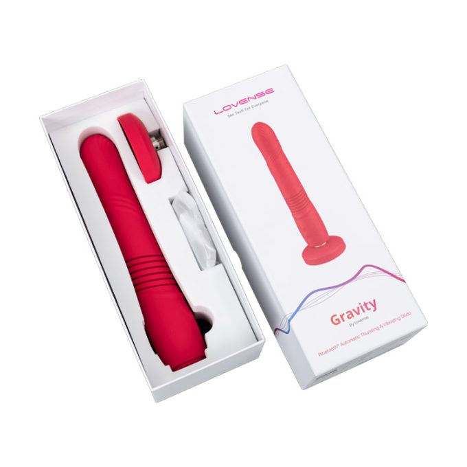 Lovense Gravity Thrusting and Vibrating Dildo