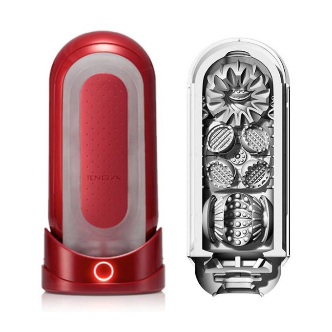 Tenga Flip Zero Red & Warmer Set