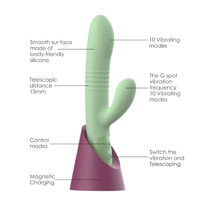 Hailey Thrusting Rabbit Vibrator