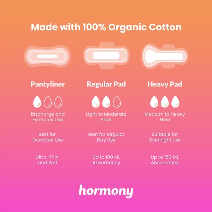 hormony organic pads