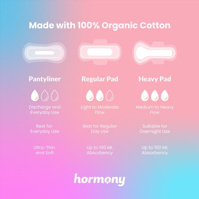 hormony organic pantyliner