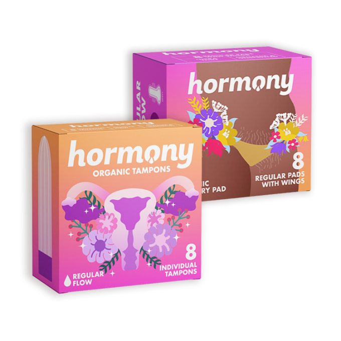 Hormony Regular Starter Kit - Pads and Tampons