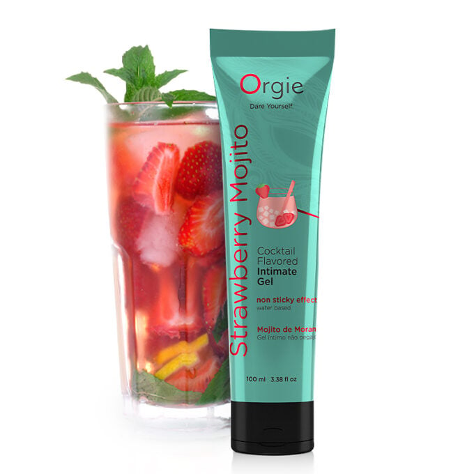 Orgie Lube Tube Cocktail - Strawberry Mojito