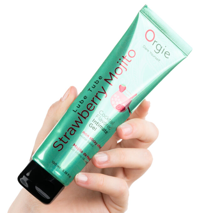 Orgie Lube Tube Cocktail - Strawberry Mojito