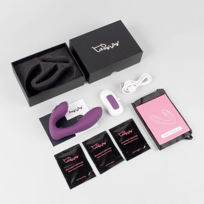 Tracy's Dog Dual Vibe Wearable Panty Vibrator with Remote