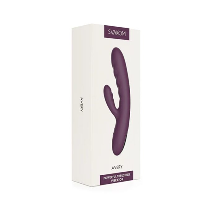 SVAKOM Avery Thrusting Rabbit Vibrator