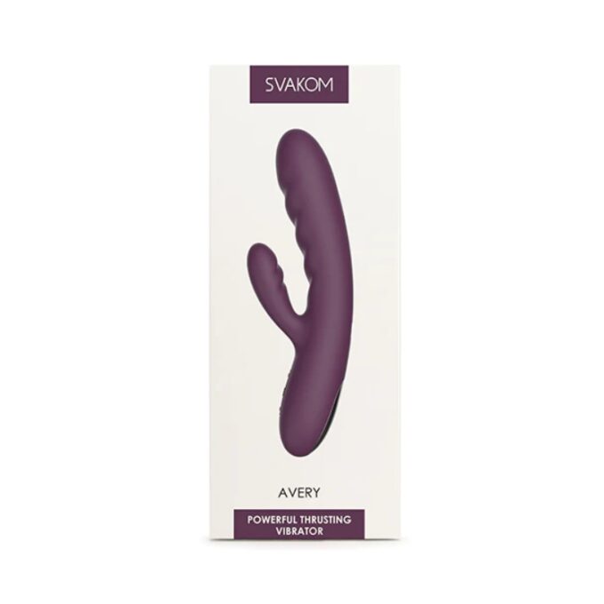 SVAKOM Avery Thrusting Rabbit Vibrator