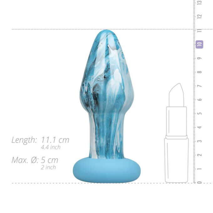 Gildo Ocean Curl Glass Butt Plug