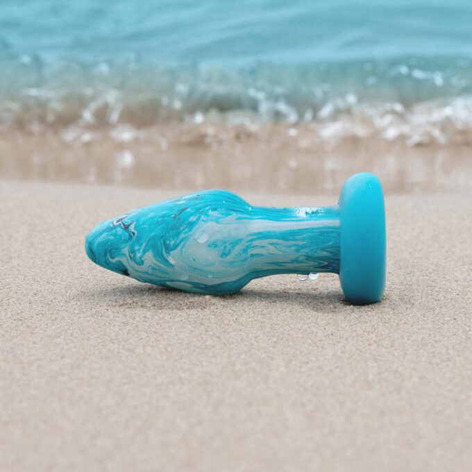 Gildo Ocean Curl Glass Butt Plug