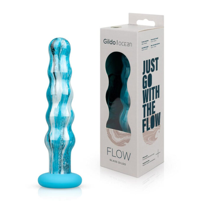 Gildo Ocean Flow Glass Dildo