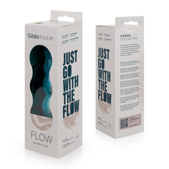 Gildo Ocean Flow Glass Dildo