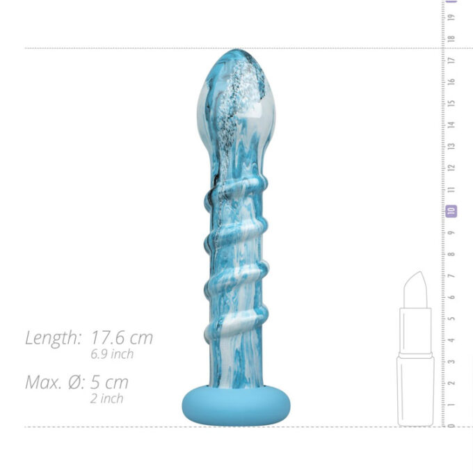 Gildo Ocean Wave Glass Dildo