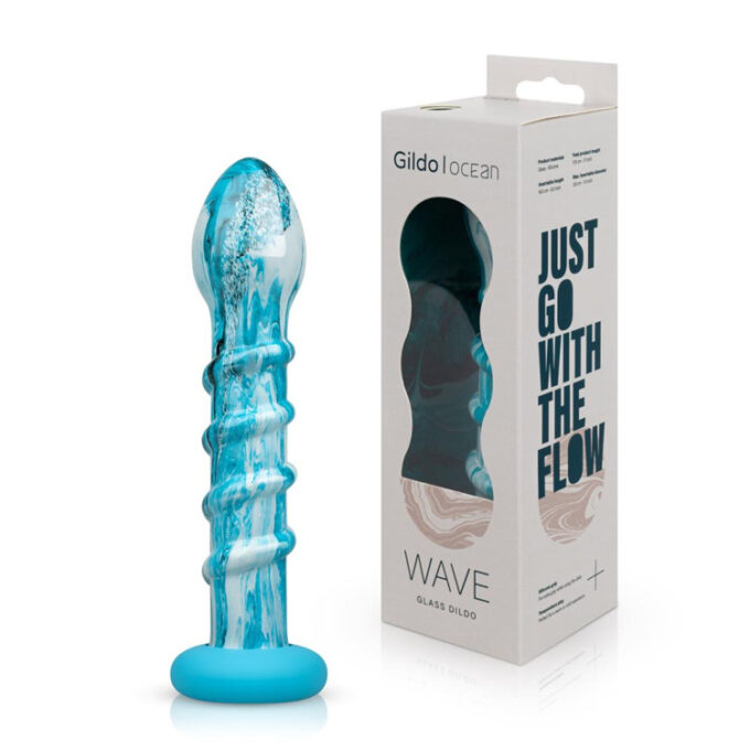 Gildo Ocean Wave Glass Dildo