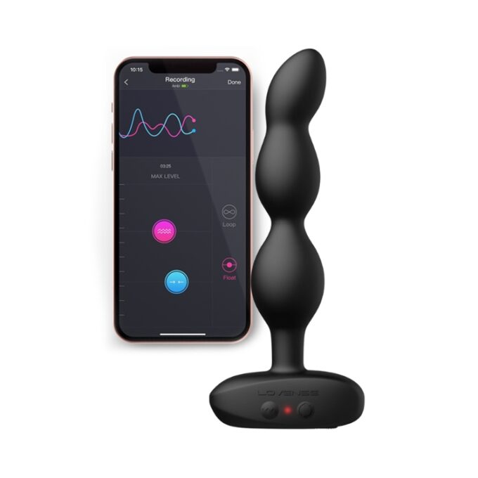 Lovense Ridge App-Controlled Vibrating & Rotating Anal Beads