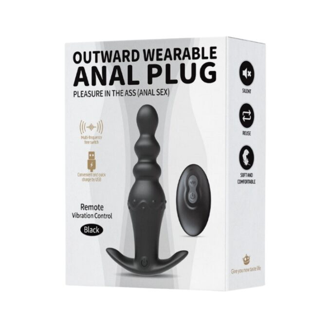 Logan Remote-Controlled Vibrating Butt Plug