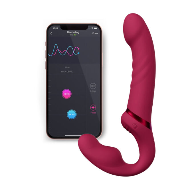 Lovense Lapis App-Controlled Strapless Strap-On Vibrator