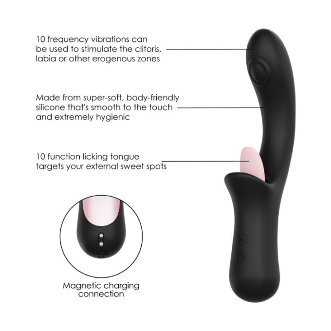 Gemma Tongue-Flicking Rabbit Vibrator