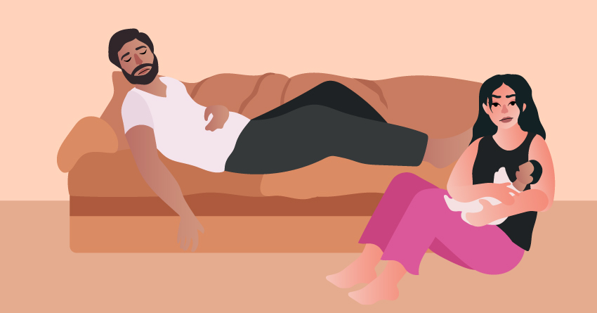 It’ll be a while for a couple to bond before the baby arrives.