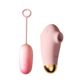 Cyndi Remote-Controlled Egg Vibrator & Clit Sucker