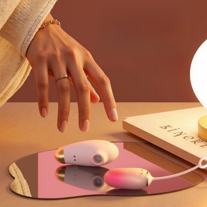 Cyndi Remote-Controlled Egg Vibrator & Clit Sucker