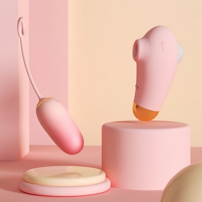 Cyndi Remote-Controlled Egg Vibrator & Clit Sucker