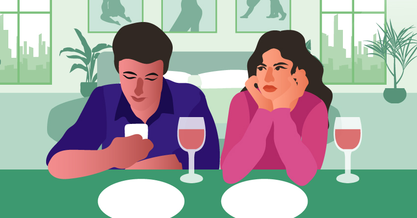 No gadgets on the dinner table too!