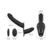 Viper Remote-Controlled Vibrating Strap-On Dildo 